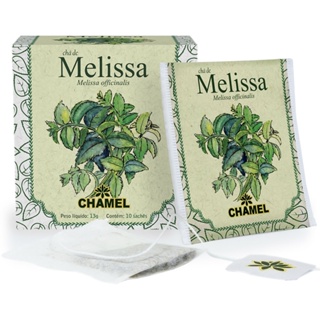 Chá de Melissa com 10 Sachês - Chamel em Oferta na Shopee