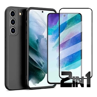 Capa Capinha Aveludada Galaxy S21 Fe 5g + Película Vidro 9d