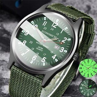 Wha ! Moda Mens Relógios Mãos Luminosas Relógio De Luxo Data Esportes Militares Quartzo Homens Pulso Casual Nylon relogio masculino