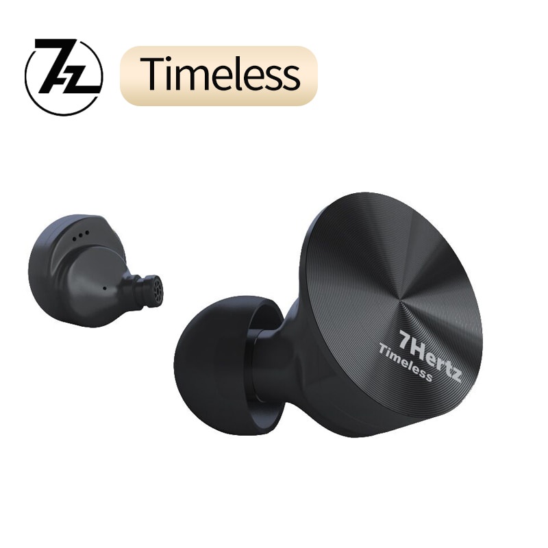 Fones De Ouvido 7hertz 7hz Timeless Iss 14.2mm Planar Hifi Música Monitor Intra-Auriculares Cnc Alumínio Shell Earbuds Com Cabo Destacável Mmcx