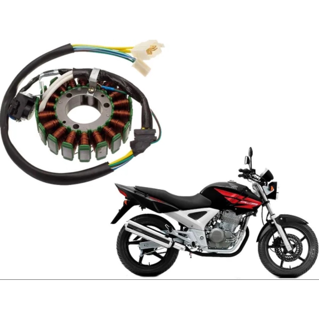 Estator Magneto Cbx 250 Twister C/ Bobina De Pulso Mod Original Embus 9144