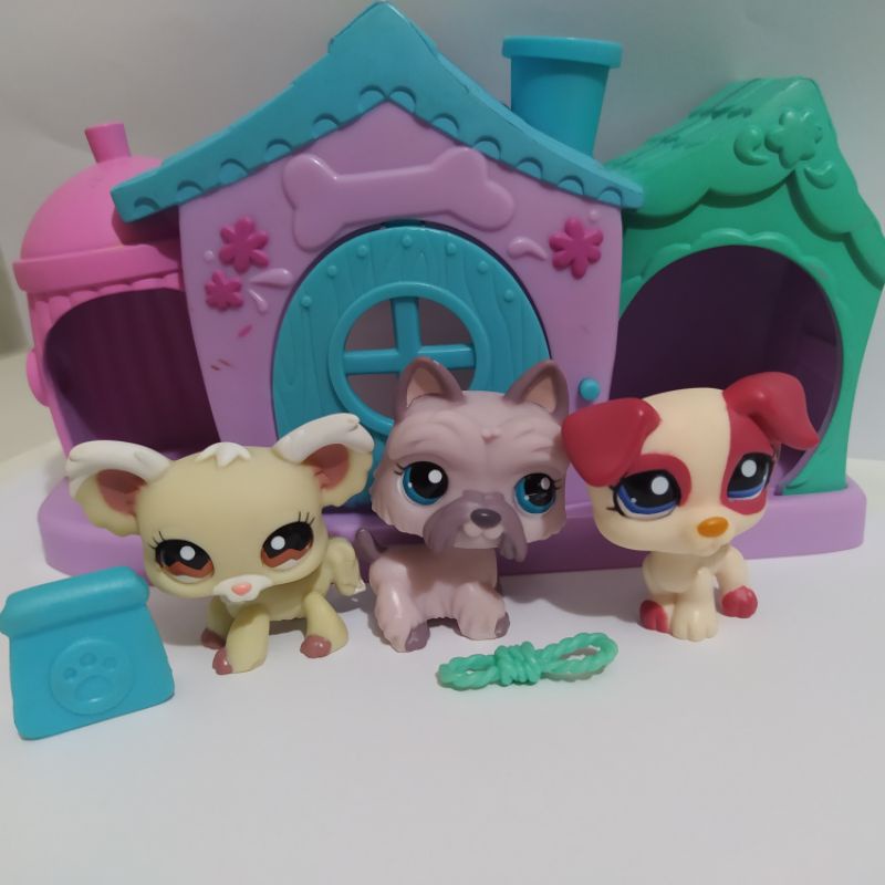 LPS Littlest pet shop kit completo puppies playset | Shopee Brasil