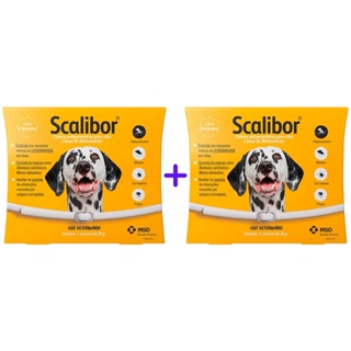Combo Coleira Scalibor 65cm 25gr MSD Leishmaniose 2 Unidades em Oferta na Shopee