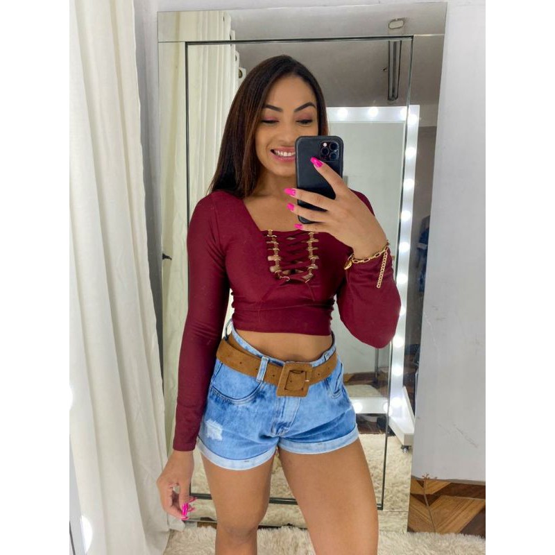 shorts jeans cintura alta com cinto modelos boyfriend boyfriend.
