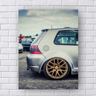 Placa Decorativa Volkswagen Golf Sapão - Carro