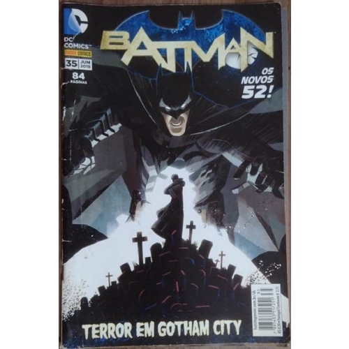 Batman  35  Terror em Gotham City. Os Novos 52! de Dc Comics pela Panini Comics (2015)
