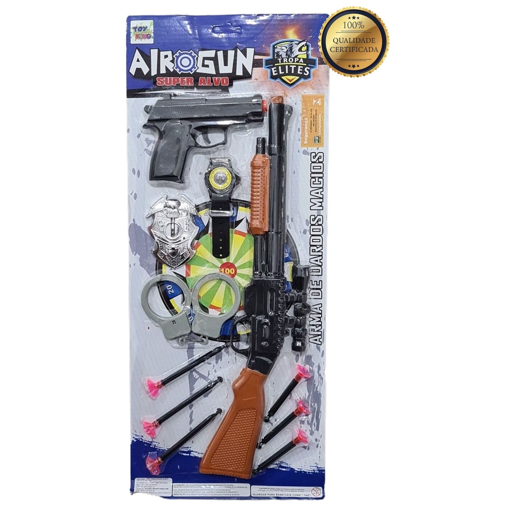 Kit de armas de brinquedo