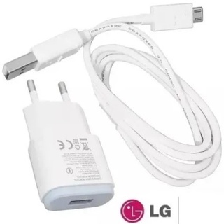 Carregador de Celular LG K4 K8 K10 K11 K12 K12 Prime Q6 Q7 Carregamento Rápido Branco Preto