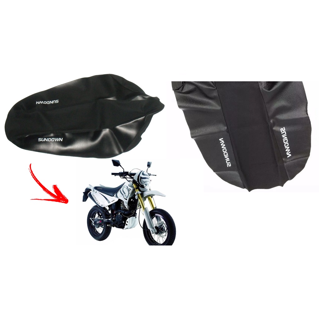 Capa Banco Sundown Stx 200 Stx Motard Modelo Original Preta Anti Derrapante