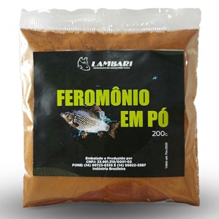 Atrativo feromônio em pó para pescaria de vários tipos de peixes 200 g em Oferta na Shopee