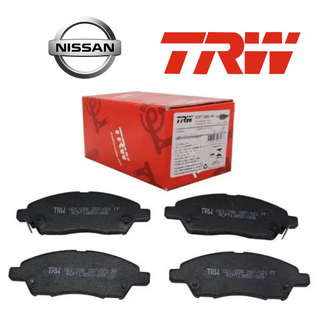 Jogo Pastilha De Freio Dianteira Nissan Versa March Original TRW