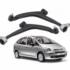 par de bandeja balança suspensão dianteira Xsara Picasso Ano 2001 a 2012 com pivô completo ✅