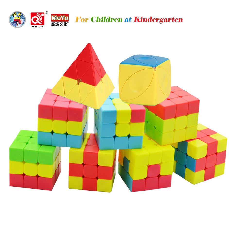 Cubo Mágico for Kids Fácil Para Crianças Sanduíche Unicórnio Bumpy Pudim Chips IVY Vulcão