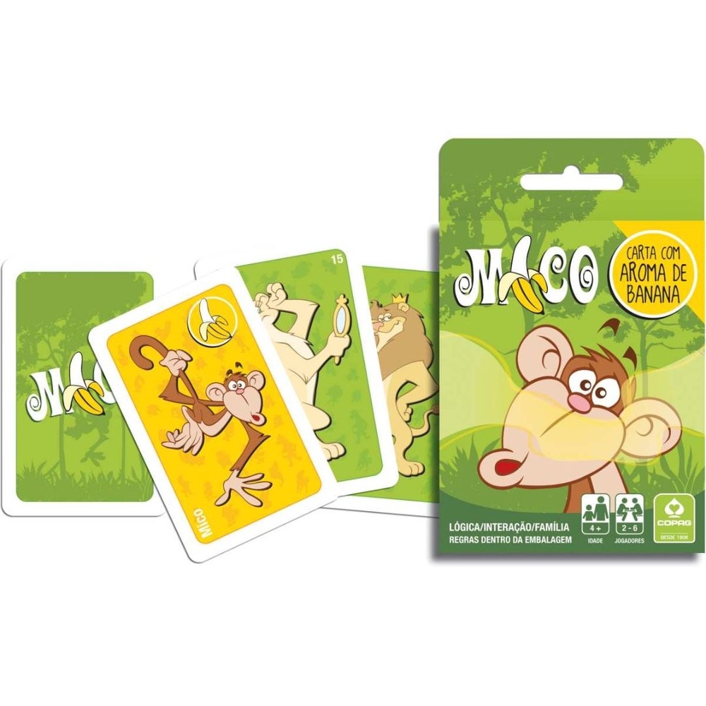 Jogo de Cartas Mico 55 Cartas Aroma Banana- Copag