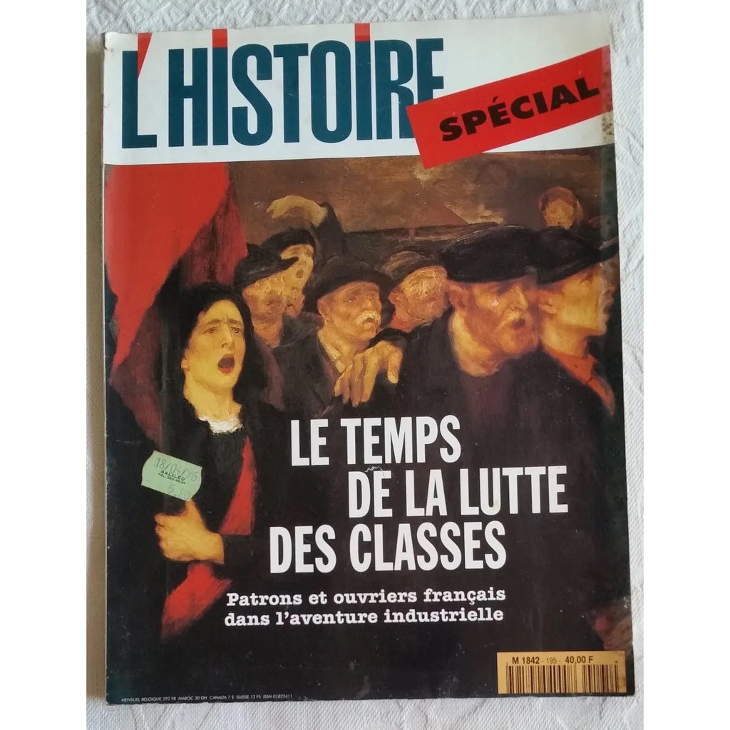 Revista Em Francês L' Histoire Nº 195 Le Temps De La Lutte Des Classes