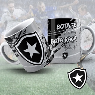 Caneca Botafogo Porcelana Embalada para Presente em Oferta na Shopee