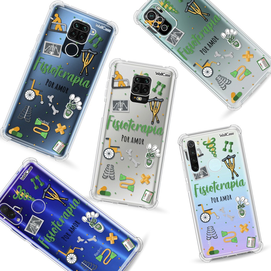 Capinha de Celular Cp08 Profissão Fisioterapia Para Xiaomi Redmi Note Mi Poco 7 8 9 10 11 12 13 M3 M4 X3 X4 X5 Pro Lite