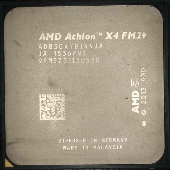 Processador AMD Athlon X4 830k FM2+ Clock 3 Ghz@3,4 Ghz