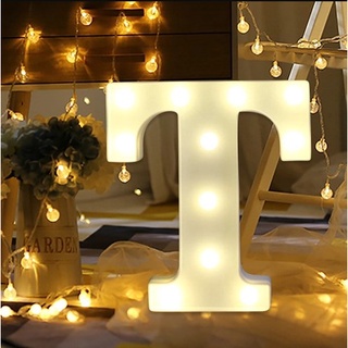 letra abajur Luminária decorativa Alfabeto Letras com luzes