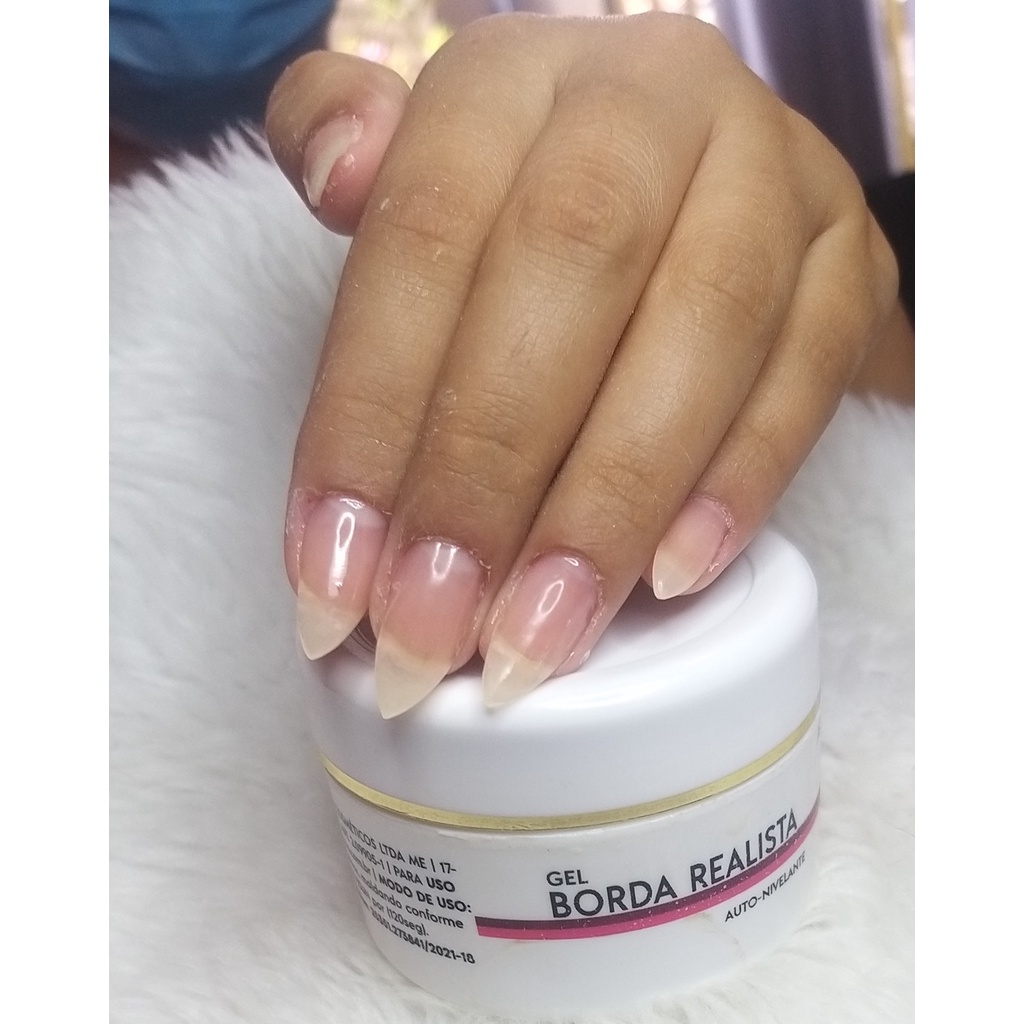 Gel De Unhas De Fibra Borda Realista Muy Biela 24g Oferta em Oferta na Shopee