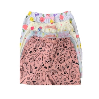 kit de 3 shorts de pijama infantil e juvenil tamanhos do 4 ao 16