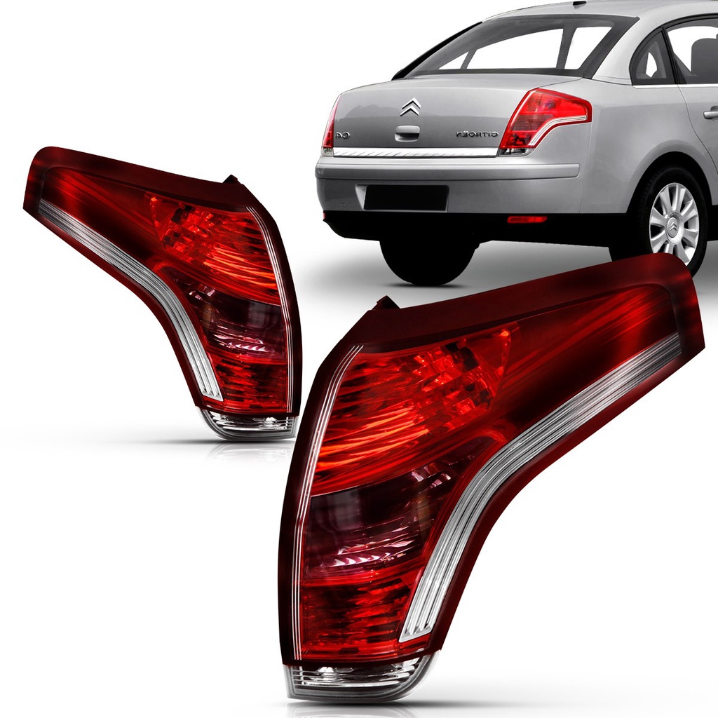 Par Lanterna Citroen C4 Pallas 2007 2008 2009 2010 2011 2012 2013 - Spare Parts and Accessories for Vehicles