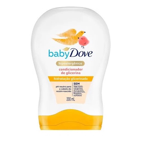 Dove Condicionador Baby Hidratação Glicerinada Hipoalergênico - 200ml