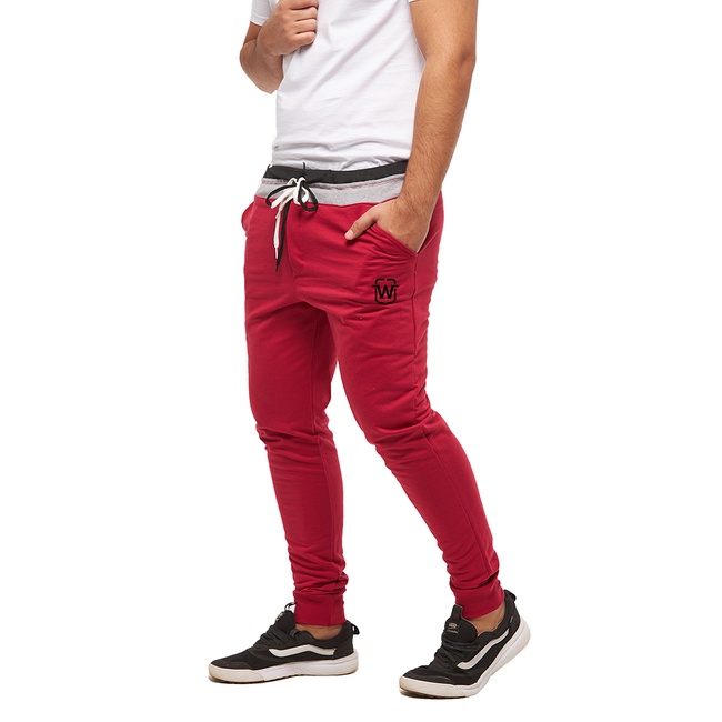 Calça Masculina De Moleton Skinny Saruel Sport W-M13