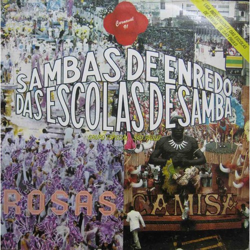 Sambas De Enredo Das Escolas De Samba De São Paulo Lp 3945