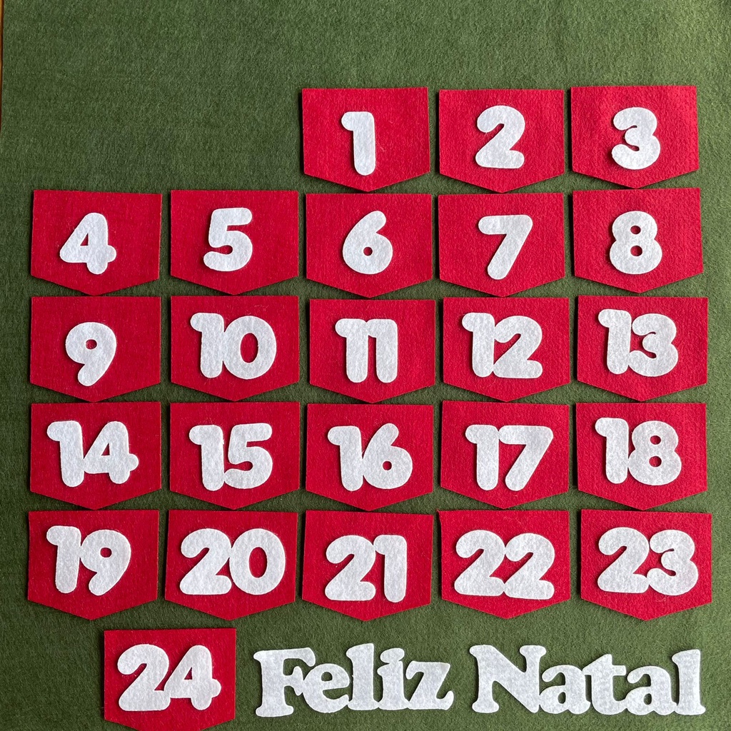 Calendário do advento - contagem regressiva pro natal | Shopee Brasil
