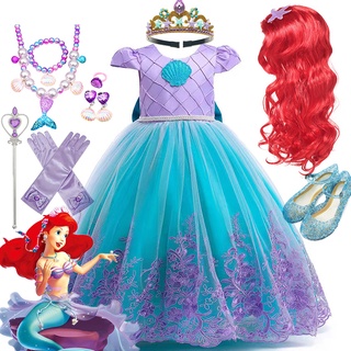 Fantasia Sereia Ariel Princesa Infantil Carnaval Festas