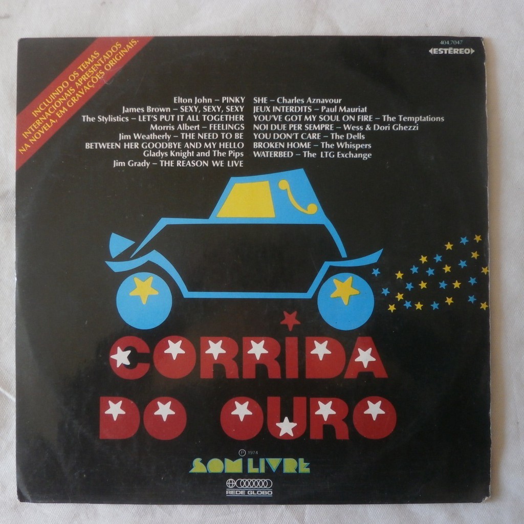 Lp Corrida Do Ouro 1974 Vinil Trilha Internacional Da Novela