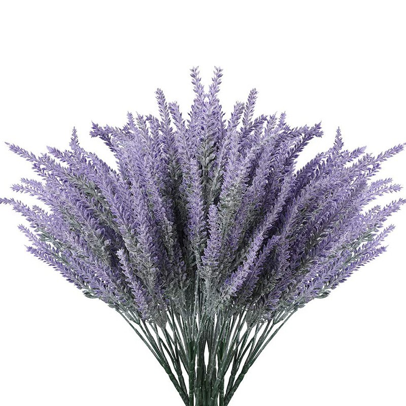 Flores Artificiais De Lavanda 8pçs Com Plástico Falso Para Decoração De  Mesa | Shopee Brasil