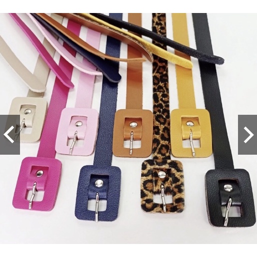 Cintos Femininos Moda Blogueira Retro Fivela Quadrada Tendência