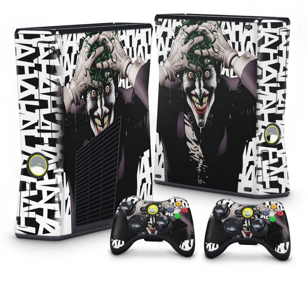 Skin Xbox 360 Slim Adesivo - Joker Coringa