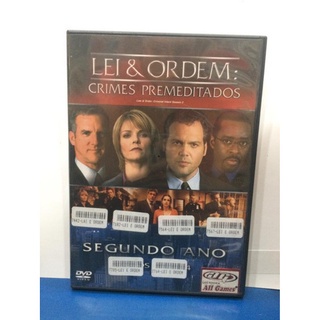 Lei & Ordem Crimes Premeditados 2 Temporada - Dvd Usado