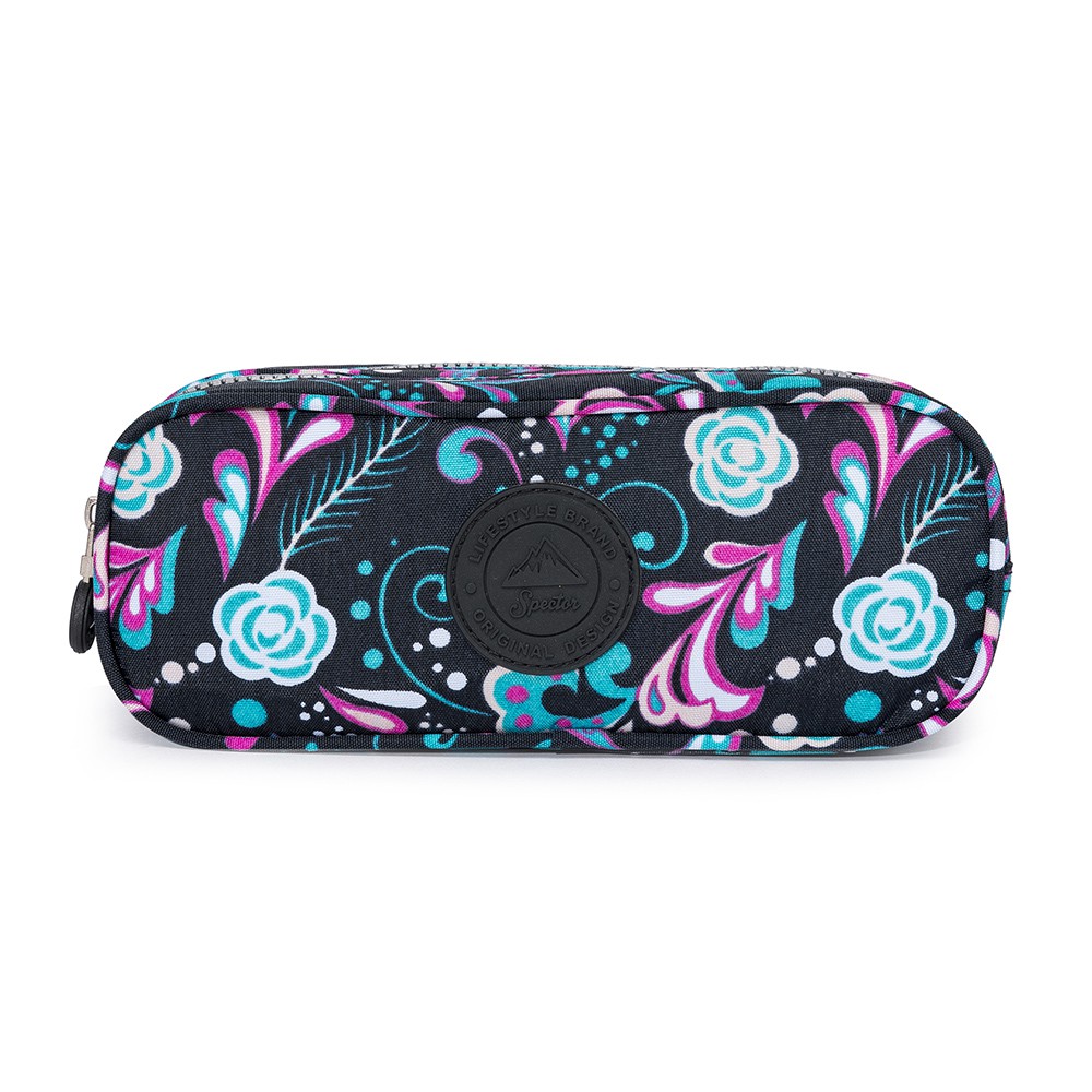Estojo Spector Print Escolar Floral 2 Divisórias Volta Às Aulas em Oferta na Shopee