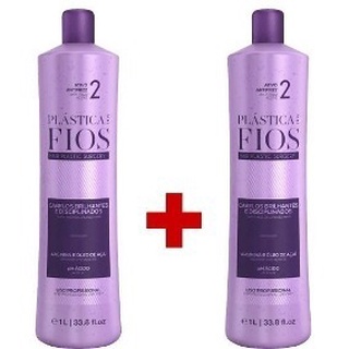 Combo 2 ativos plastica dos fios 2x1lt