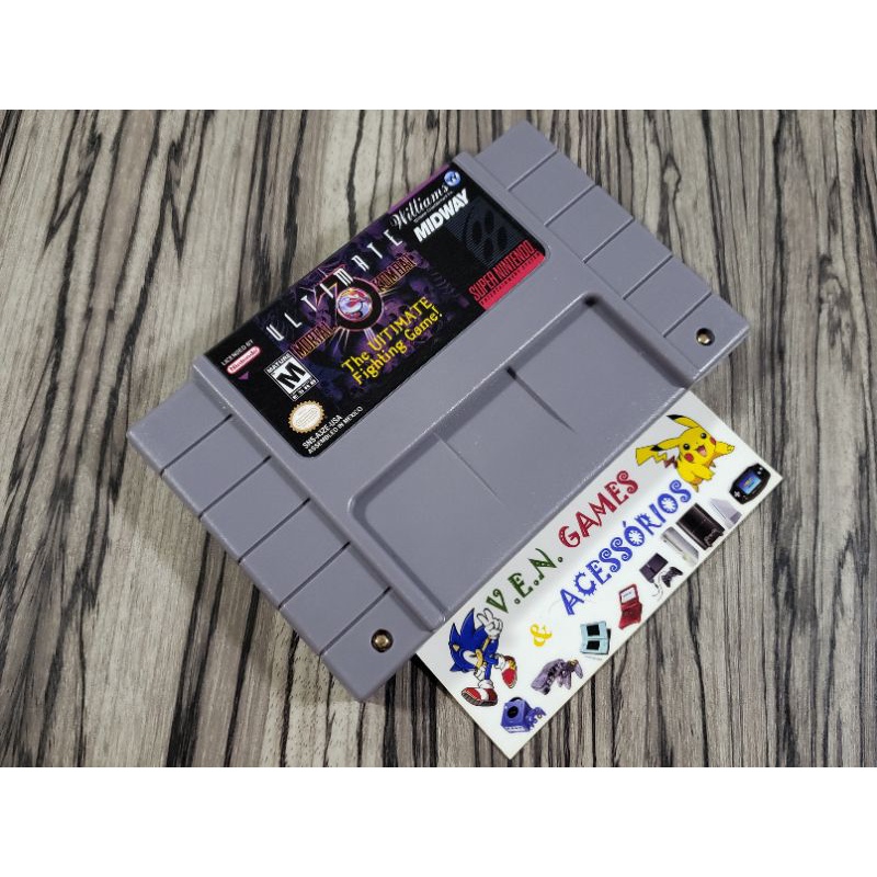 TERMINATOR 2 + C.B.2019 + MKULT + 10 PARAFUSOS P/ SUPER NINTENDO!