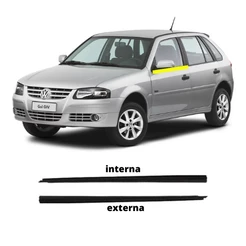 Pestana Interna e Externa Dianteira Lado Esquerdo Gol g2 g3 g4 08/ 4 Portas e Saveiro 99/05