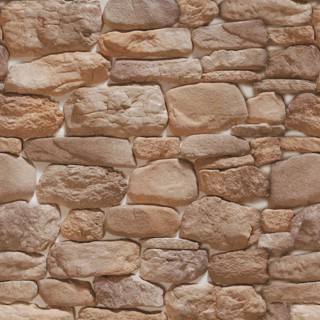 Papel de Parede Adesivo Auto Colante de Pedras Rústicas Marrom Lavável Para Sala Quarto SSPE-009 em Oferta na Shopee