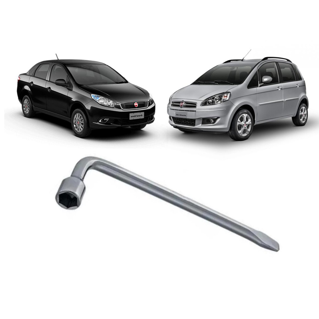 Chave de Roda Modelo L 17mm Grand Siena Idea 2012 13 14 15 16  Promoção