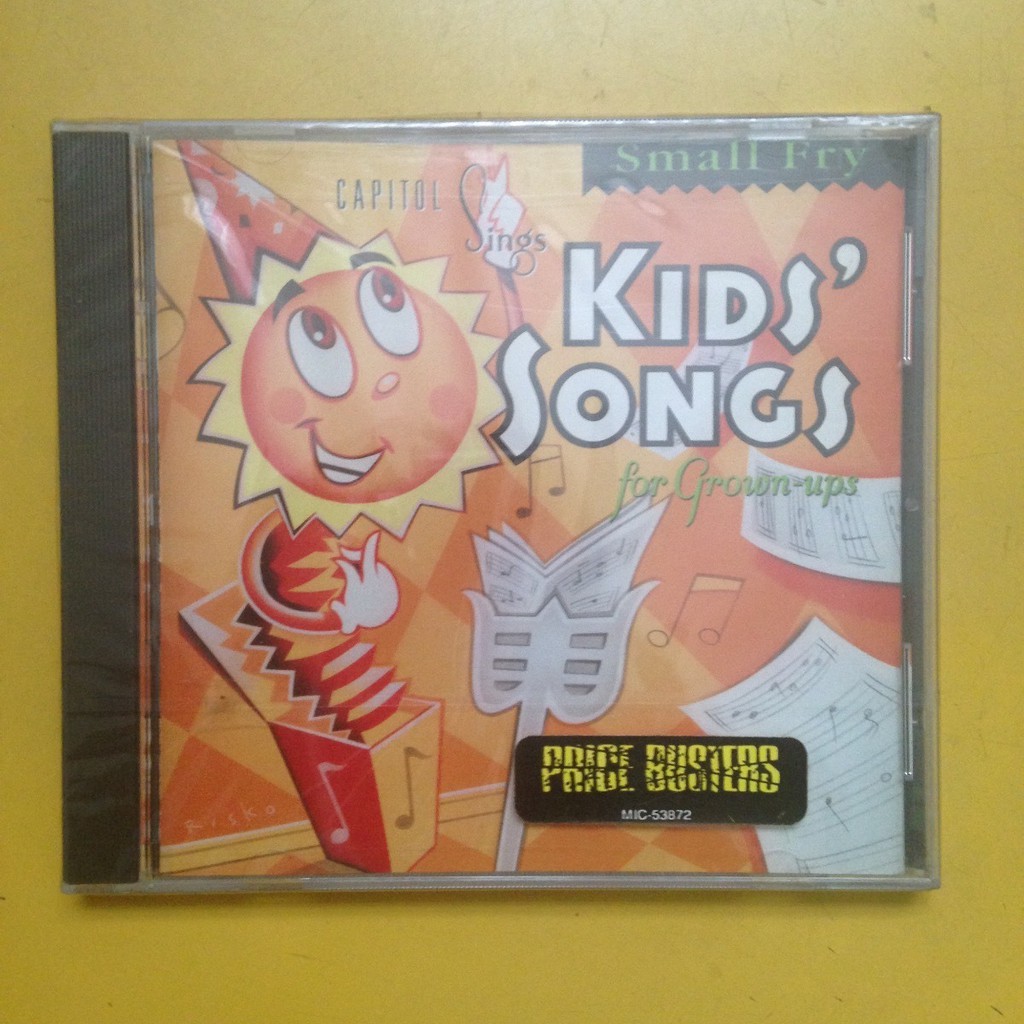 CD Small Fry - Capitol Sings Kids' Songs For Grown Ups - Lacrado - Importado