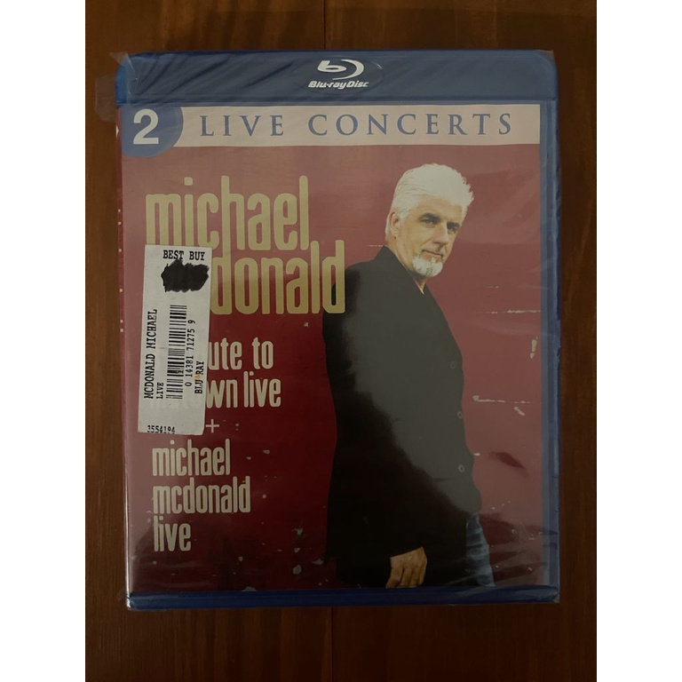 Blu-ray Michael McDonald - A Tribute To Motown Live + Michael McDonald Live - Lacrado