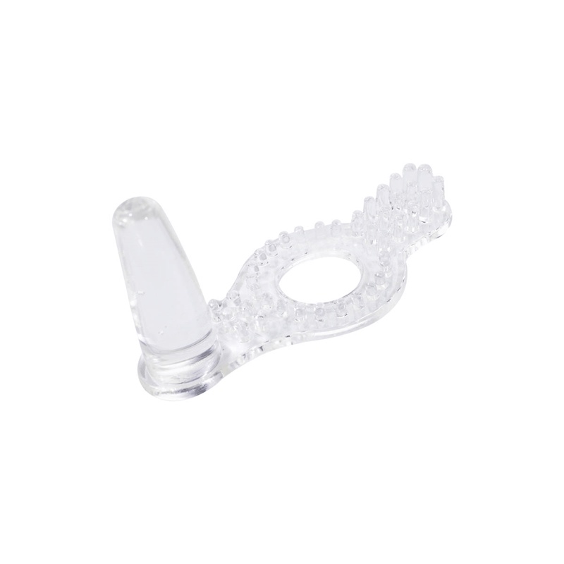 Anel Peniano com Cerdas Estimuladoras e Plug - Hot Flowers em Oferta na Shopee