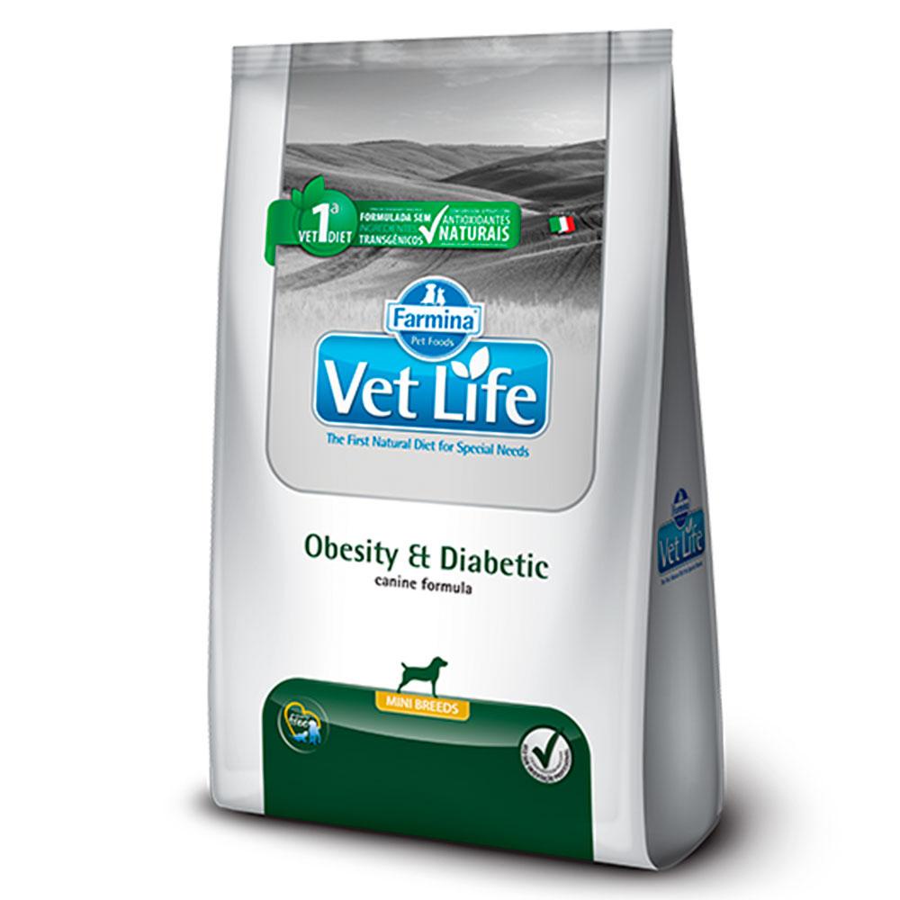 Ração Vet Life Cães Mini Obesity Diabetic - 2kg
 em Oferta na Shopee