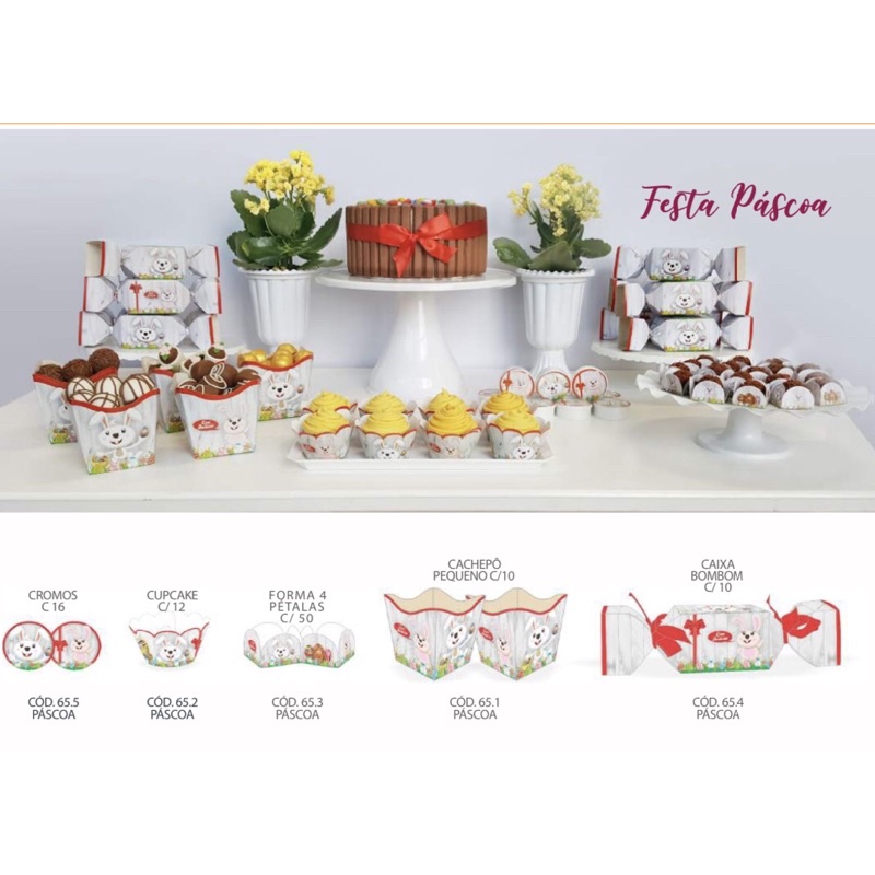 Kit Festa Páscoa Completo em Oferta na Shopee