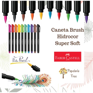 Caneta Brush SuperSoft Hidrocor - Faber Castell