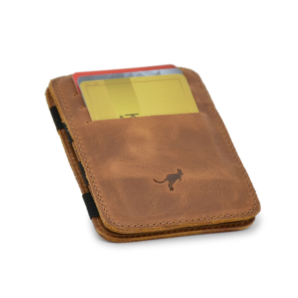 Carteira Mágica 100%couro Legítimo P/cartões,cnh,cédulas em Oferta na Shopee