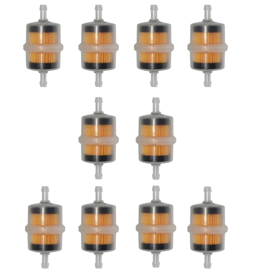 10 Filtros Gasolina Universal Moto Mobilete Bike Motorizada